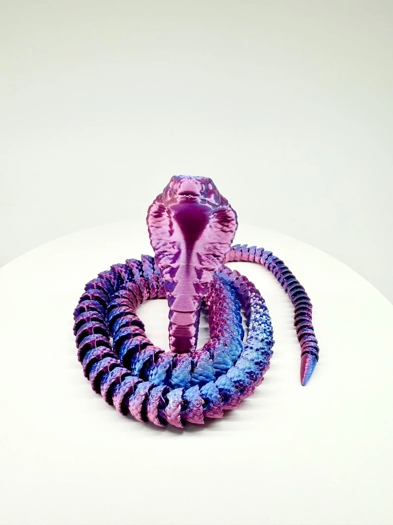 Articulated 3D Printed Cobra Snake